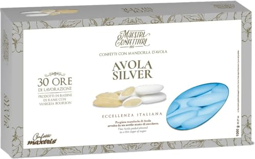 CONFETTI MAXTRIS AVOLA 36 CELESTE 1 KG QUALITA' SILVER