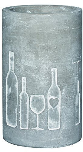 Räder Vino Beton Weinkühler Flasche + Glas