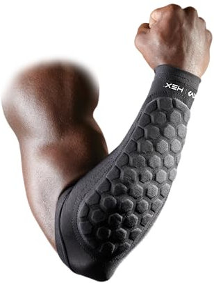 McDavid 651 Unterarmschutz mit HEX-Polsterung für Damen und Herren - Perfekt für Rugby oder andere Kontaktsportarten