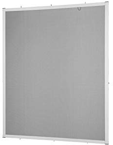 empasa Fliegengitter Insektenschutz Fenster individuell kürzbar Master Slim mit Alurahmen, weiß, braun oder anthrazit, verschiedene Größen, als Selbstbausatz