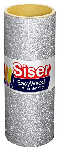 SISER Wärmetransfer-Vinyl (Tshirt HTV) 50,8 x 30,5 cm – Silber
