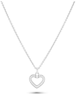 JETTE Damen-Kette 925er Silber rhodiniert 23 Zirkonia