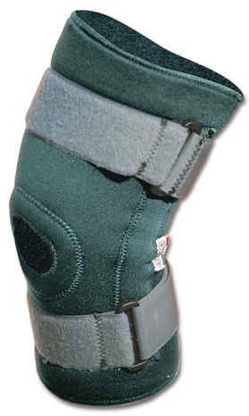 ROVERA Ginocchiera In Neoprene con Rinforzi Laterali in Metallo - Supporto Premium per Ginocchio, Protezione Efficace per Sport e Riabilitazione (S)