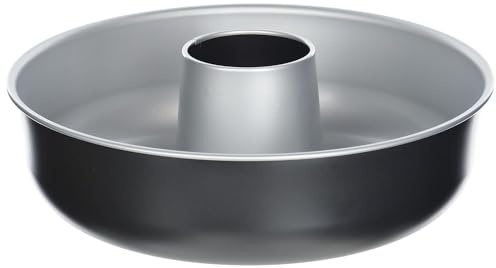 Guardini, Moule à beignets Ø 25 cm, Acier avec revêtement antiadhésif, Noir et Argent, Fabriqué en Italie, Ligne Silver Elegance