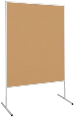 MAUL Moderationstafel braun MAULstandard 150 x 120 cm Pinnwand Stahlrahmen