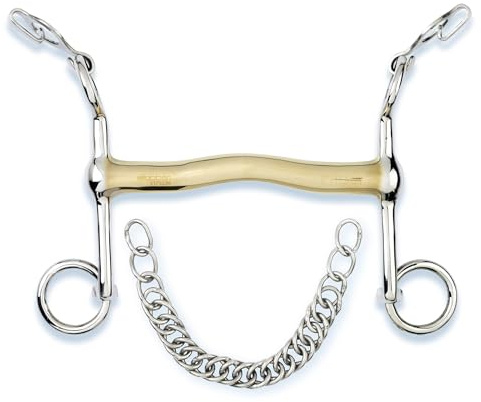Stübben 2291 Dressurkandare - 12,5 cm - 16 mm - Sweet Copper