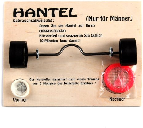Cera & Toys® Hantel *Nur für Männer!*