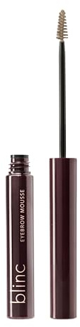 Blinc Eyebrow Mousse, Extreme Hold Tinted Eyebrow Gel with Peptides and Vitamins A & E, Natural Finish, Long-Wearing, Waterproof, Vegan, Gluten-Free & Cruelty-Free, 4.7mL/ 0.16 Fl. Oz, Medium Blonde