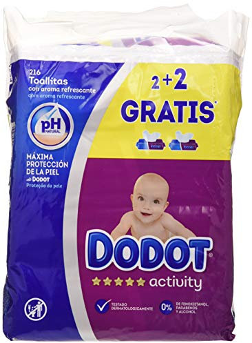 Dodot Toallitas Activity, 216 toallitas