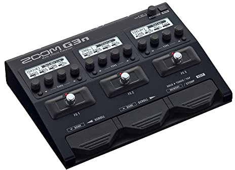 Zoom G3n Guitar Multi-Effects Processor Pedal, With 70+ Built-in effects, Amp Modeling, Stereo Effects, Looper, Rhythm Section, Tuner