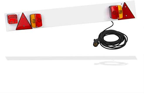 Stangenleuchte mit Nebelschlussleuchte Beleuchtung PKW Anhänger 122 cm