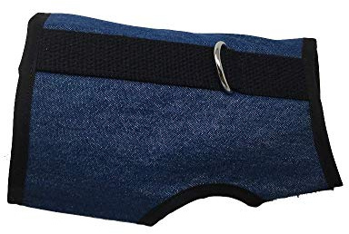 Kitty hölster kattsele, small/medium, denim blå