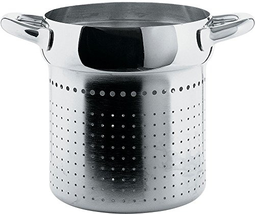 Alessi - SG306 - Mami - Corbeille Ajourée pour Pasta - Set en Acier Inoxydable 18/10 Brillant