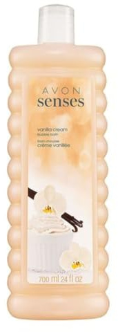 Avon Senses Vanilla Cream Bubble Bath for Women - 24 oz