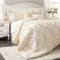 Lush Decor Set di biancheria da letto con volant, 3 pezzi, con federe, in poliestere, avorio, king size