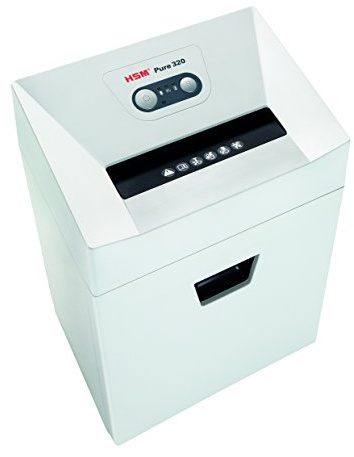 Aktenvernichter HSM Pure 320, Sicherheitsstufe 4, 8 Blatt (Partikelschnitt)
