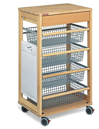 Foppapedretti Carrello da Cucina IlVerduriere, Naturale