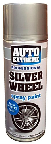 AUTO EXTREME Silver Wheel 1924 Spray Paint Aerosol 400ml (3 Pack)