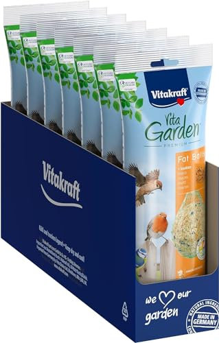 Vitakraft Vita Garden, Futter für Wildvogel, Knödel mit Insekten, Ambrosia kontrollierte Rohstoffe (7x 4 Stück)