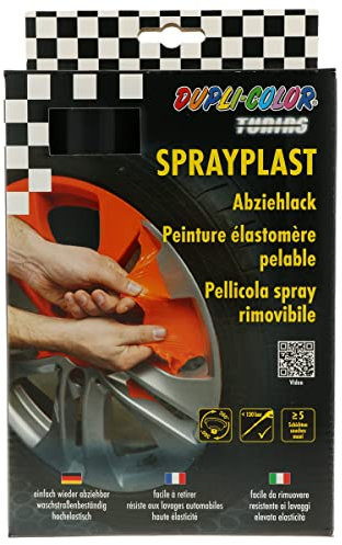 DUPLI-COLOR 388132 Set Sprayplast Carbon seidenglänzend 2x400 ml