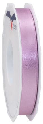 PRÄSENT C.E. Pattberg Satin lila, 25 m Satinband zum Einpacken von Geschenken, 15 mm Breite, Geschenkband zum Dekorieren & Basteln, Dekoband, Anlass