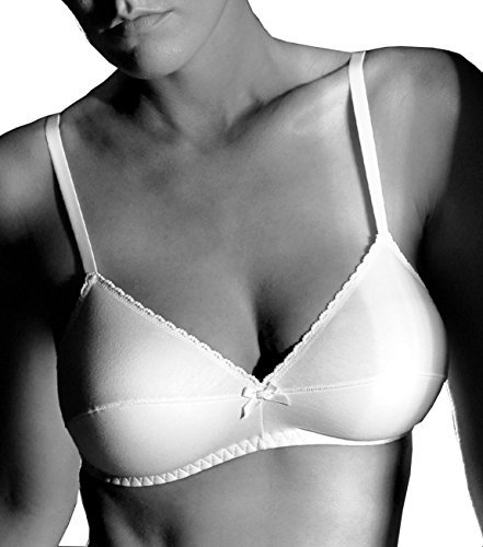 GIOS Reggiseno Senza Ferretto Coppa B - Art. 145 (4 IT, Bianco)