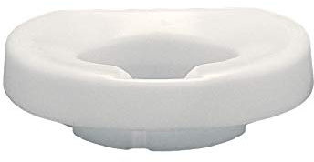 SP Ableware Maddak Tall-Ette 2-Inch Elevated Toilet Seat Compatible with Elongated and Standard Toilets (725831002)