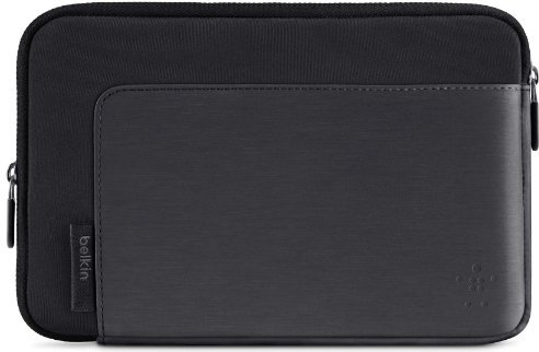 Belkin F7N006VFC00 Portfolio Sleeve 2.0 Custodia in Neoprene con Zip, Nero