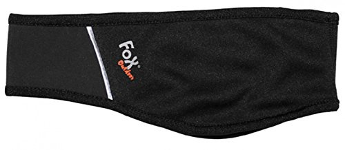 Fox Outdoor Stirnband, Softshell, schwarz, Wasser-, Winddicht
