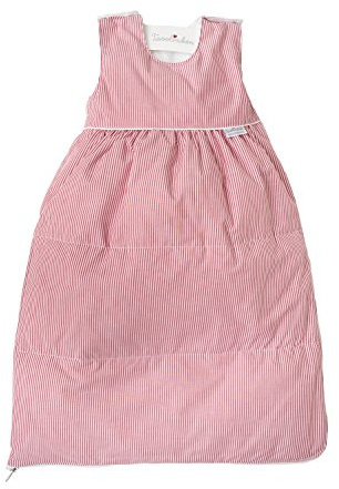 Tavolinchen Babyschlafsack Daunenschlafsack „Visconte Streifen“ Kinderschlafsack – rot – Gr.130