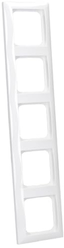 Busch-Jaeger 1725-914 Abdeckrahmen 5-fach Rahmen | (Thermoplast) Alpinweiß Busch-balance SI 2CKA001725A1562