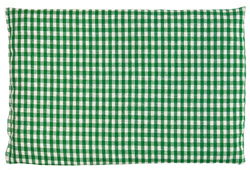 GIRAFFENLAND Traubenkernkissen 30 x 20 cm, grün-weiß - Als Wärmekissen & Kältekissen - Körnerkissen für Mikrowelle und Backofen - 30x20cm