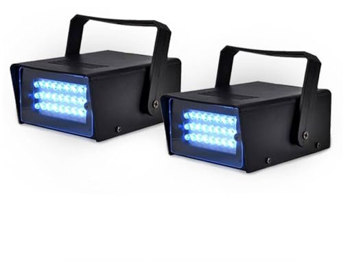 STROBOSCOPES Mini LytOr 26 LEDS blanches Pack de 2