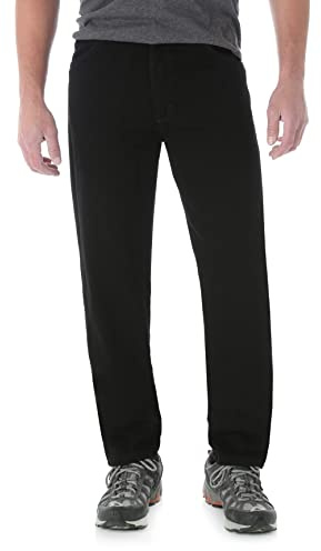 Wrangler Pantalones Vaqueros clásicos para Hombre con Corte de Bota Rugged Wear, Negro, 29W / 34L