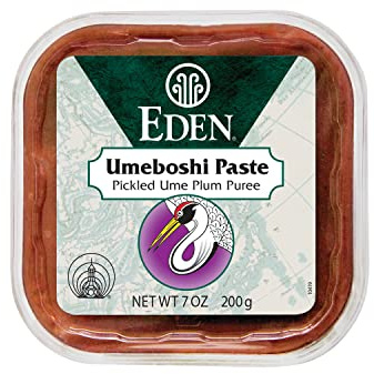 Eden Umeboshi Paste, Pickled Ume Plum Puree, Artisan Made in Japan, No MSG, No Chemical Additives, 7oz