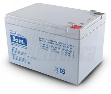 Batteria al piombo 12V 12Ah - AGM alpha elettronica BP12-12