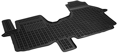 AZUGA Hohe Gummi Fußmatte passend für Opel Vivaro B ab 8/2014-2019/Renault Trafic ab 9/2014 mit Doppelsitzbank AZ10300258