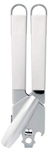 Brabantia 400629 Essential Line Can Opener with Plastic Handle, White