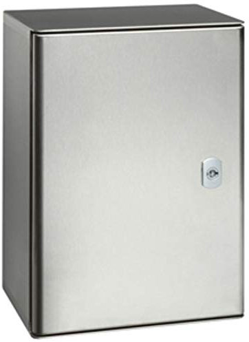 Legrand 035201 Coffret Atlantic Inox 304L Vertical avec 1 Porte IP66 IK10, 400mm x 300mm x 200mm