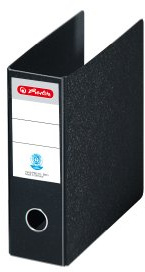 Herlitz 5175807 Ordner maX.file A5 hoch, 7,5 cm mit selbstklebendem Rückenschild, Hartpappe (hoch)