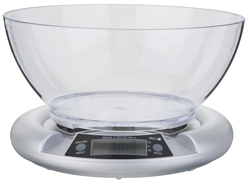 Bilancia da cucina - Ciotola trasparente 2,2 litri - Capacità 5 kg con precisione 1g