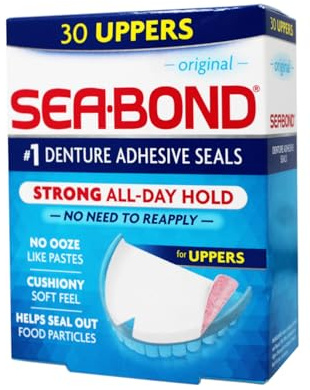 SEA-BOND Denture Adhesive Seals Uppers Original, 30 Each