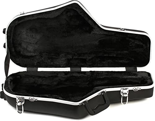 Gator Cases GC-Alto Sax Leichter Koffer für Altsaxophon mit Verriegelung und Plüschauskleidung (GC-ALTO SAX)