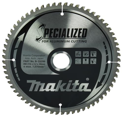 Makita Specialized Saegeblatt, 216 x 30 mm, 64Z, B-33299
