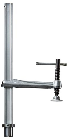 BESSEY Spannelement TW28-30-12K | Knebelgriff | 300 mm Spannweite | Für Schweißtische und Werkbänke mit 28er Lochsystem für präzise Werkstückfixierung und sichere Spannarbeiten