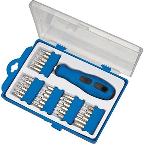 Silverline 633956 Assortiment 31 pièces manche polyvalent et embouts 31 pcs