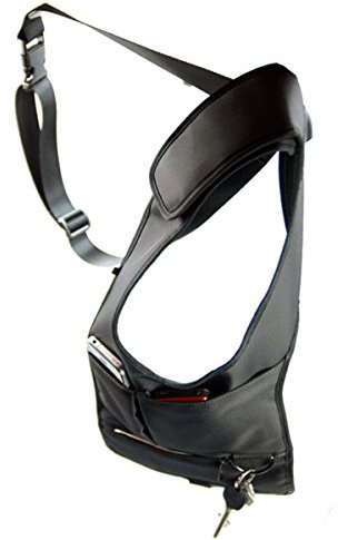 Männer Unterarm Schultertasche Versteckt Stil Tasche Multifunktionale (Schwarz)