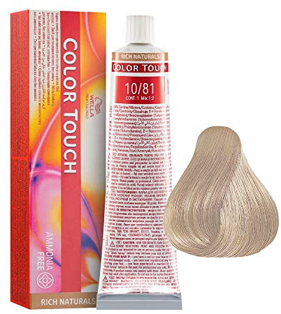 Wella Professionals Color Touch Semipermanent Haircolor, Number 10/81
