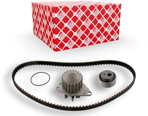 febi bilstein 34635 Zahnriemensatz mit Wasserpumpe, 1 Stück | Kompatibel mit: CITROËN AX, SAXO, ZX, PEUGEOT 106 I, 106 II, 205 I Cabriolet, 205 II, 206 Schrägheck, 206 SW, 306
