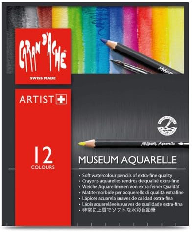 Caran d´Ache 3510.312 Museum Aquarellstifte-Set 12er